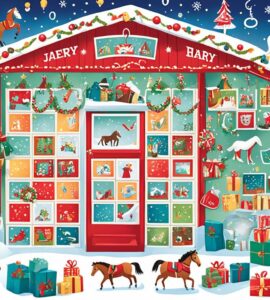 calendrier de l'avent cheval