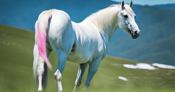 cheval albinos