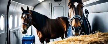 cheval avion soute