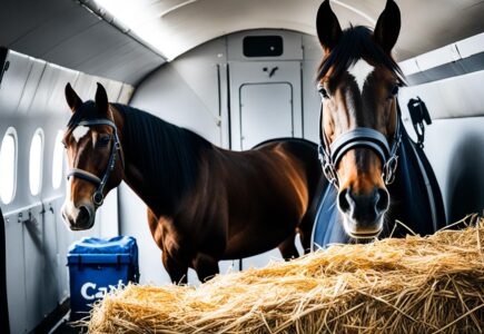 cheval avion soute
