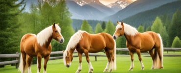 cheval haflinger