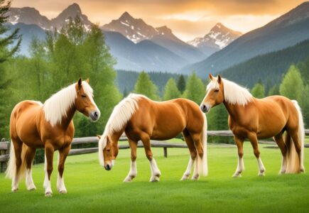 cheval haflinger
