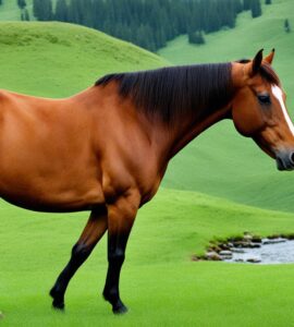 cheval marron