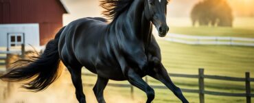 magnifique cheval frison