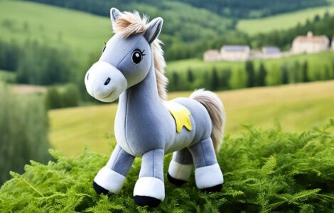 peluche cheval