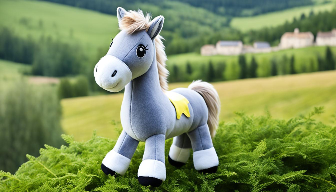 Peluche Cheval Réaliste – 6 Tailles De 30 à 90 Cm – Animal Doux En Coton PP – Cadeau Anniversaire Et Déco Chambre