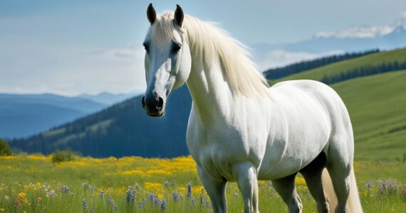 percheron cheval