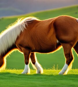 shetland cheval